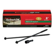 OMG 50PK 8 Timberlok Screw FMTLOK08-50A